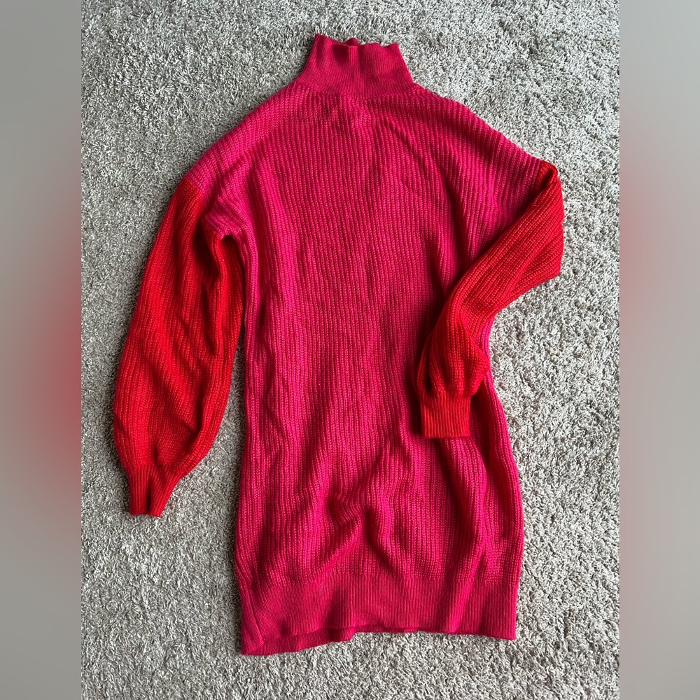 Lovers + Friends Red Turtleneck Sweater